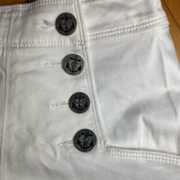 Express White High Waist Shorts - Picture 2 of 2